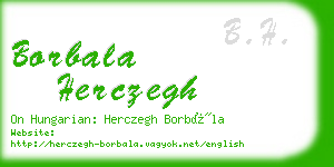 borbala herczegh business card